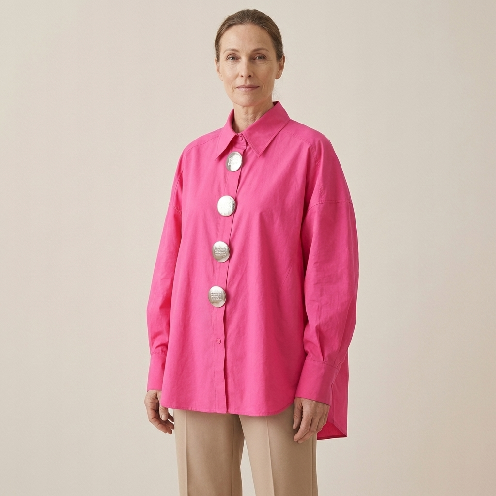 Eliza – Elegancka Narzutka z Guzikami